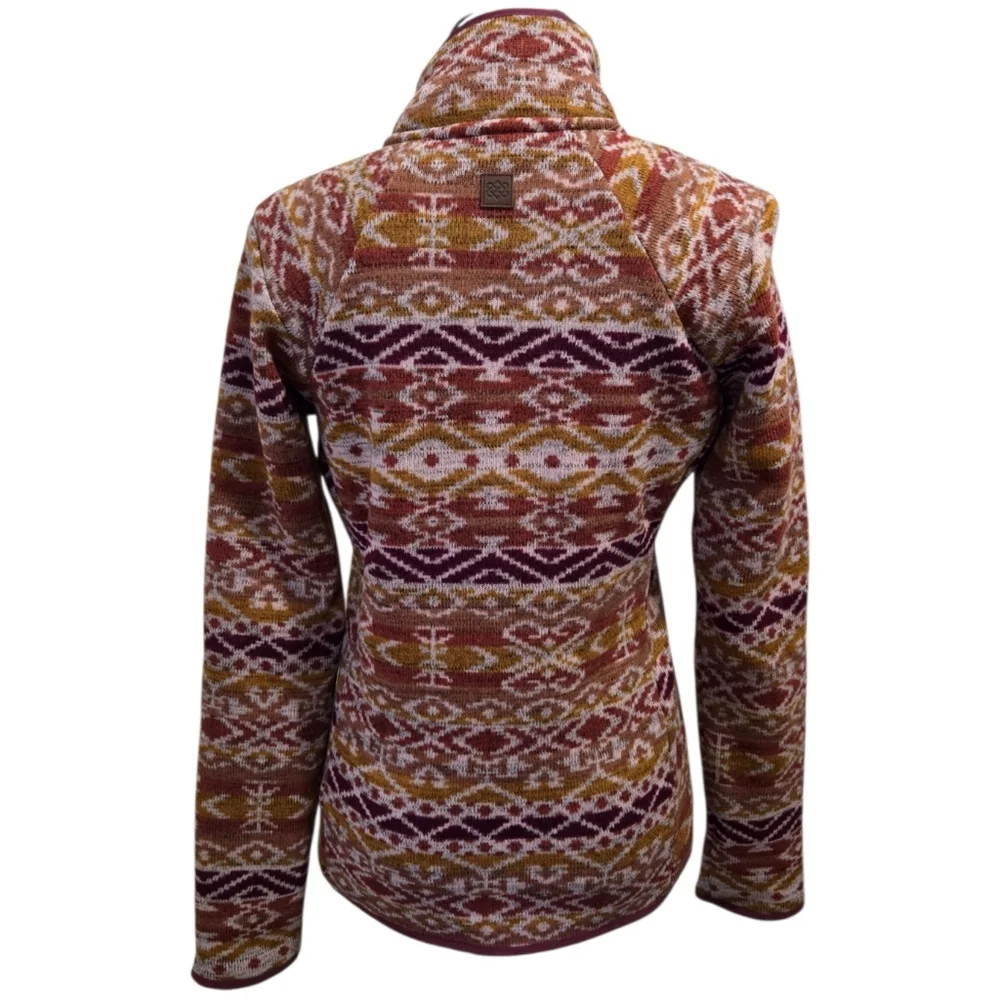 Sherpa Adventure Gear Lumbini Full-Zip Jacket S Burgandy/Rust/Blush Multi - Picture 7 of 8